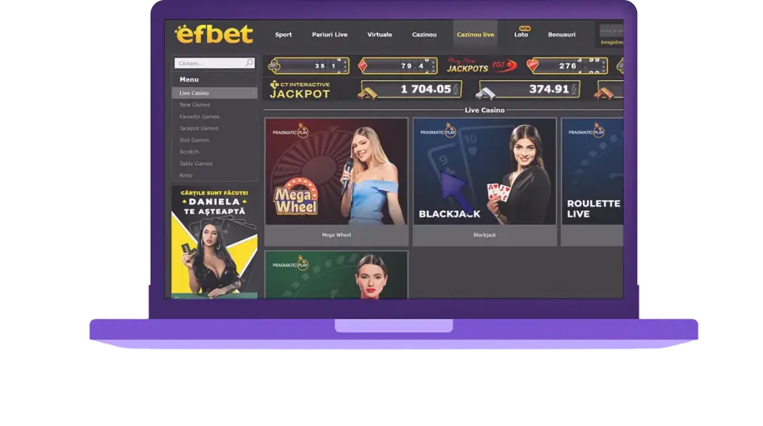 available games at efbet casino